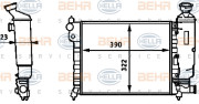 8MK 376 720-001 HELLA chladič motora 8MK 376 720-001 HELLA