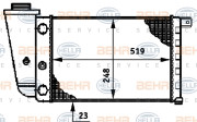 8MK 376 720-051 HELLA chladič motora 8MK 376 720-051 HELLA