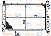 8MK 376 720-131 HELLA chladič motora 8MK 376 720-131 HELLA