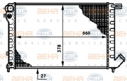 8MK 376 720-241 HELLA chladič motora 8MK 376 720-241 HELLA