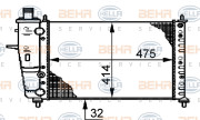 8MK 376 720-331 HELLA chladič motora 8MK 376 720-331 HELLA