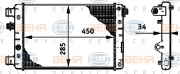 8MK 376 720-351 HELLA chladič motora 8MK 376 720-351 HELLA