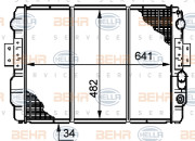 8MK 376 720-361 HELLA chladič motora 8MK 376 720-361 HELLA