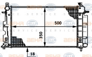 8MK 376 720-541 HELLA chladič motora 8MK 376 720-541 HELLA