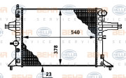 8MK 376 720-651 HELLA chladič motora 8MK 376 720-651 HELLA