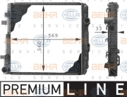 8MK 376 721-241 HELLA chladič motora 8MK 376 721-241 HELLA