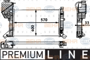 8MK 376 721-351 HELLA chladič motora 8MK 376 721-351 HELLA