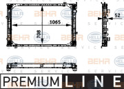 8MK 376 722-351 HELLA chladič motora 8MK 376 722-351 HELLA