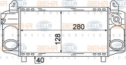 8ML 376 723-421 Chladič turba HELLA