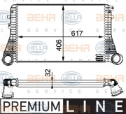 8ML 376 723-541 Chladič turba BEHR HELLA SERVICE *** PREMIUM LINE *** HELLA