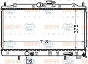 8MK 376 724-681 HELLA chladič motora 8MK 376 724-681 HELLA