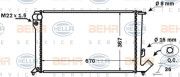 8MK 376 724-711 HELLA chladič motora 8MK 376 724-711 HELLA