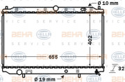 8MK 376 724-751 HELLA chladič motora 8MK 376 724-751 HELLA