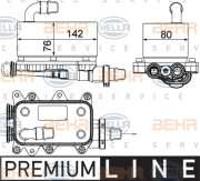 8MO 376 725-101 Chladič oleje, automatická převodovka BEHR HELLA SERVICE *** PREMIUM LINE *** HELLA