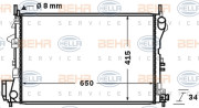 8MK 376 726-751 HELLA chladič motora 8MK 376 726-751 HELLA