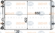 8MK 376 727-791 HELLA chladič motora 8MK 376 727-791 HELLA