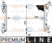 8MK 376 728-781 HELLA chladič motora 8MK 376 728-781 HELLA