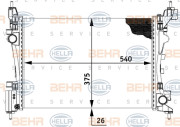 8MK 376 728-784 HELLA chladič motora 8MK 376 728-784 HELLA