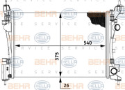 8MK 376 728-794 HELLA chladič motora 8MK 376 728-794 HELLA