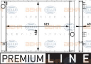 8MK 376 729-501 HELLA chladič motora 8MK 376 729-501 HELLA