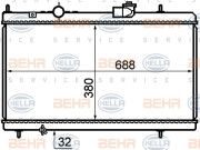 8MK 376 732-741 HELLA chladič motora 8MK 376 732-741 HELLA