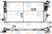 8MK 376 735-131 HELLA chladič motora 8MK 376 735-131 HELLA