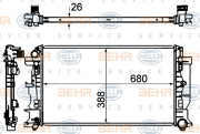 8MK 376 735-331 HELLA chladič motora 8MK 376 735-331 HELLA