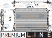 8MK 376 745-581 HELLA chladič motora 8MK 376 745-581 HELLA