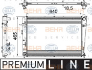 8MK 376 745-621 HELLA chladič motora 8MK 376 745-621 HELLA