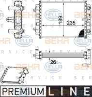 8MK 376 745-661 HELLA chladič motora 8MK 376 745-661 HELLA