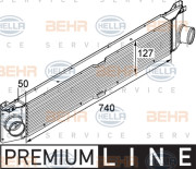 8ML 376 746-011 HELLA chladič plniaceho vzduchu 8ML 376 746-011 HELLA