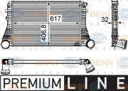 8ML 376 746-061 Chladič turba BEHR HELLA SERVICE *** PREMIUM LINE *** HELLA