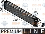 8ML 376 746-181 HELLA chladič plniaceho vzduchu 8ML 376 746-181 HELLA