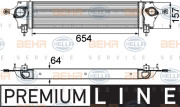 8ML 376 746-601 HELLA chladič plniaceho vzduchu 8ML 376 746-601 HELLA