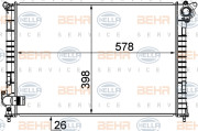 8MK 376 749-501 HELLA chladič motora 8MK 376 749-501 HELLA