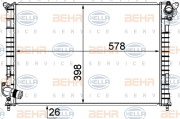 8MK 376 749-521 HELLA chladič motora 8MK 376 749-521 HELLA