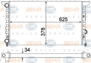 8MK 376 753-271 HELLA chladič motora 8MK 376 753-271 HELLA