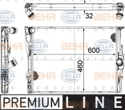 8MK 376 754-041 HELLA chladič motora 8MK 376 754-041 HELLA