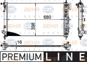 8MK 376 754-311 HELLA chladič motora 8MK 376 754-311 HELLA