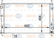 8MK 376 754-791 HELLA chladič motora 8MK 376 754-791 HELLA