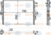 8MK 376 756-341 HELLA chladič motora 8MK 376 756-341 HELLA