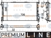 8MK 376 756-581 HELLA chladič motora 8MK 376 756-581 HELLA