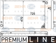 8MK 376 756-771 HELLA chladič motora 8MK 376 756-771 HELLA