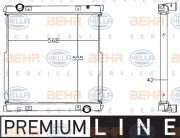 8MK 376 758-011 HELLA chladič motora 8MK 376 758-011 HELLA