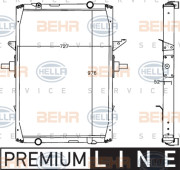 8MK 376 758-071 HELLA chladič motora 8MK 376 758-071 HELLA