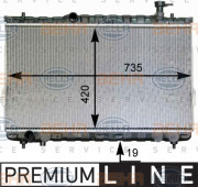 8MK 376 762-331 HELLA chladič motora 8MK 376 762-331 HELLA