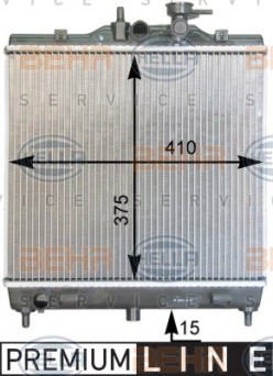 8MK 376 762-401 HELLA chladič motora 8MK 376 762-401 HELLA