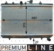 8MK 376 762-431 HELLA chladič motora 8MK 376 762-431 HELLA