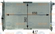 8MK 376 762-581 HELLA chladič motora 8MK 376 762-581 HELLA