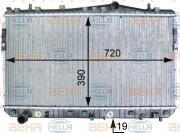 8MK 376 762-681 HELLA chladič motora 8MK 376 762-681 HELLA